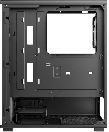 CC550 Gaming Midi Tower Computer Case with Side Window Black