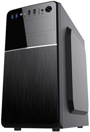 Supercase CH25M Мини кула Компютърна кутия Черен