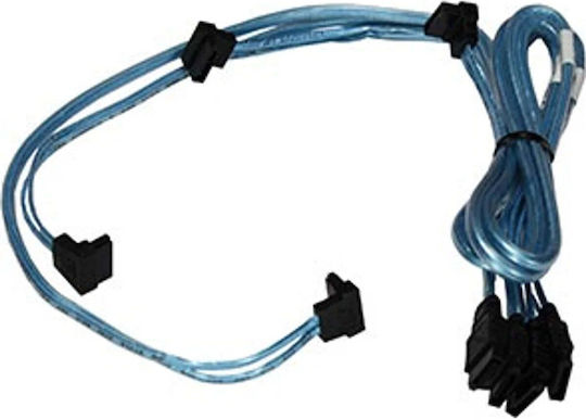 Set Supermicro Sata 70 59 48 38cm Cabluri Rotunde Sata