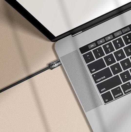Tellur Minimalist Usb-c To Usb-c Data Fast Charging Cable 240 W 2m Black