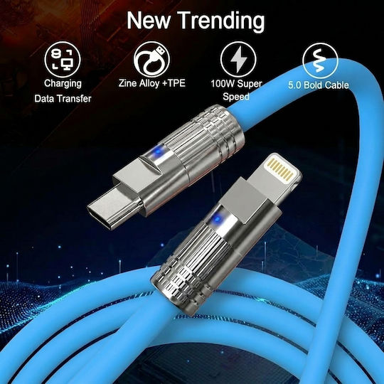 Leewello USB 2.0 Kabel USB-C männlich - USB-C Blau 3m
