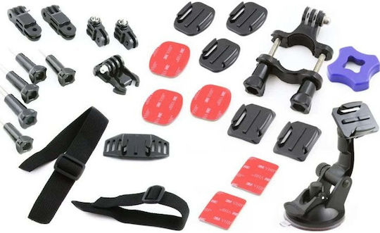 Set suport Xrec 27 1 bază Gopro Hero 1 2 3 3+ 4 + ventuză