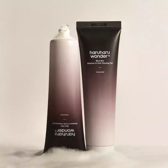 Haruharu Wonder Black Rice Moisture Гел За Почистване На Лице С Хидратиращо И Контрол На Омазняването Действие 100ml