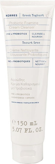 Korres Greek Yoghurt Gesichtsreinigungscreme mit feuchtigkeitsspendender & aufhellender Wirkung 150 ml