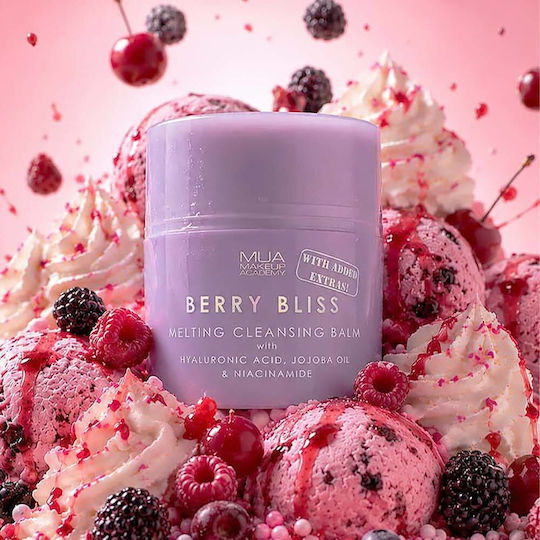 MUA Berry Boost Балсам За Почистване На Лице И Очи С Хидратиращо Действие 43 гр