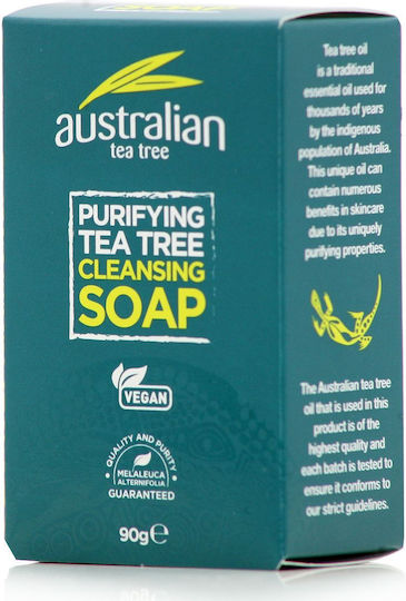 Optima Naturals Australian Tea Tree Face Cleansing Soap Bar 90gr