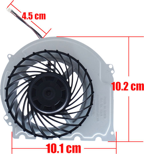 Ανεμιστηράκι Cooler Fan Sony Playstation 4 Slim Internal Cooling Dual Fan Replacement Ps4 Slim Ksb0912hd G85g12ms1an-56j14 Oem Κωδ 80907