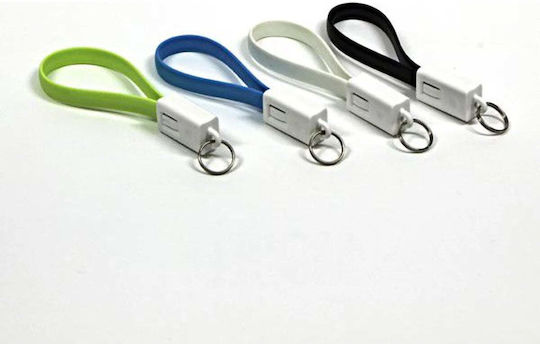 Neutralle Keychain USB 2.0 to micro USB Cable Πράσινο 0.2m