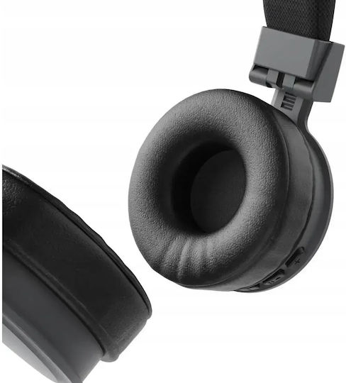 HAMA Freedom Lit III Kabellose / Verkabelte On Ear Kopfhörer mit 15 Stunden Wiedergabezeit Schwarz
