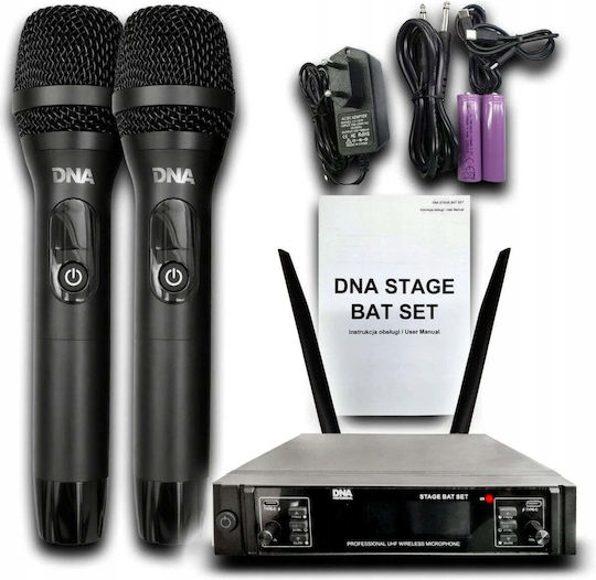 DNA Stage Bat Seturi Microfon De Mână Dinamic Wireless Pentru Vocală