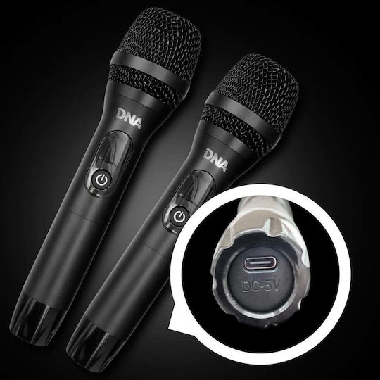 DNA Stage Bat Seturi Microfon De Mână Dinamic Wireless Pentru Vocală