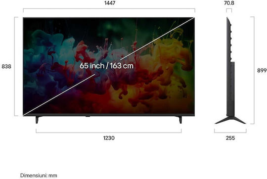 Smart Телевизор 65" 4K UHD QNED NanoCell 65QNED70B3C HDR (2026)
