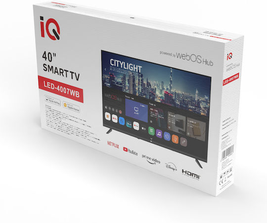 IQ Smart Τηλεόραση 40" Full HD LED LED-4007WB (2023)
