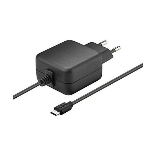 Goobay micro USB Wall Charger Μαύρο (71889)