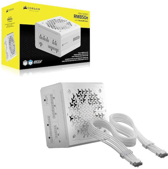 Corsair RM850e 850W Alb Sursă de Alimentare Complet Modulară 80 Plus Gold