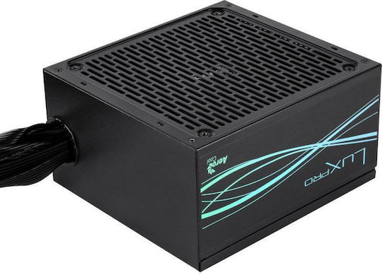 Aerocool LUXPro 650W Μαύρο Τροφοδοτικό Υπολογιστή Full Wired 80 Plus Bronze