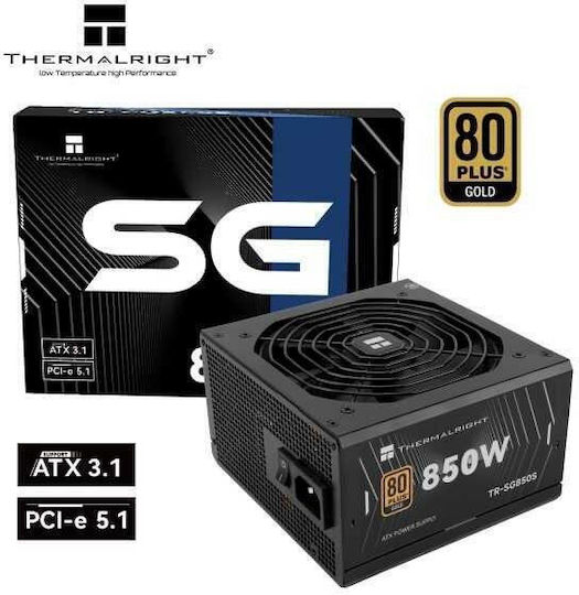 Thermalright 850W Black Power Supply Full Wired 80 Plus Gold (TR-SG850S)