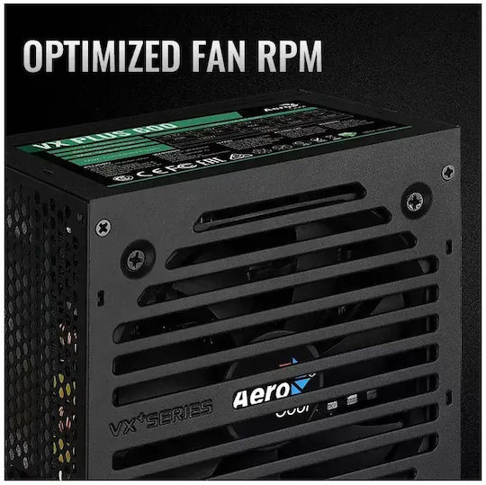 Aerocool Vx Plus Stealth 600W Black Power Supply Full Modular