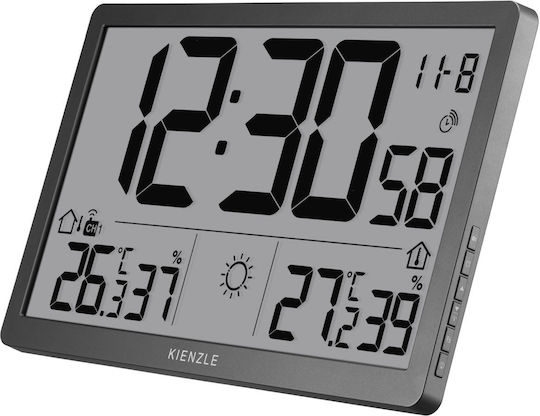 Kienzle Stație Meteo Fără Fir Digitală De Masă Gri