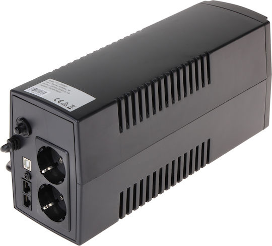 East AT-UPS650-LCD Unitate UPS Line-Interactive 650VA 390W