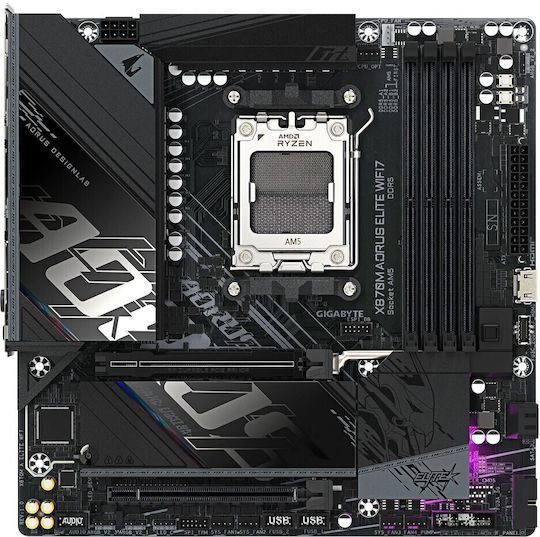 X870M AORUS ELITE WIFI7 Motherboard Micro ATX with AMD AM5 Socket