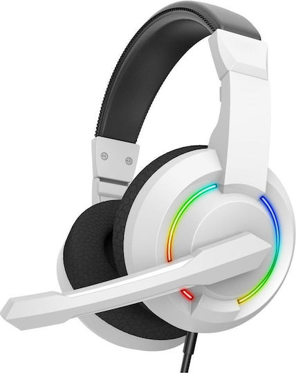 Baracuda BGH-021 Over Ear Gaming Headset with USB Connection White