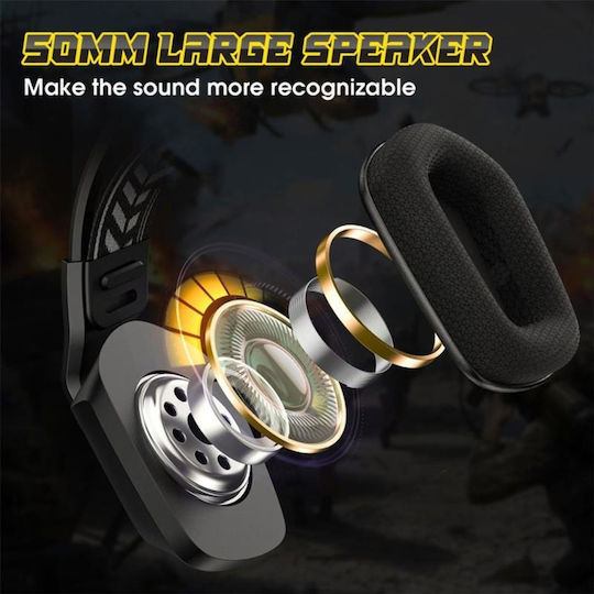 Onikuma X13 Căști Gaming Over Ear cu Conectivitate 3,5mm / USB