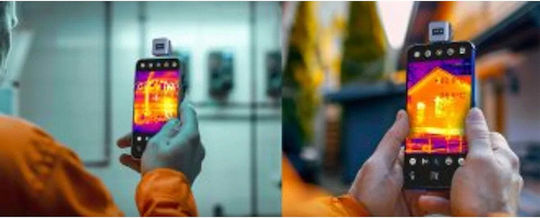 Thermal Master Wärmebildkamera für iOS-Mobiltelefone für Temperaturen bis 60 °C