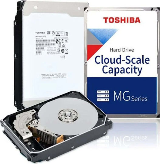 Toshiba MG11 22TB HDD Σκληρός Δίσκος 3.5" SAS 3.0 7200rpm για Server MG11SCA22TE