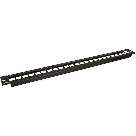 Pulsar Rap-rj45 24-Port Patchpanel 19" Schwarz Keystone