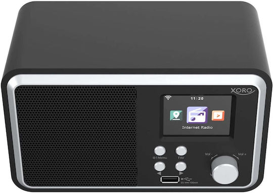 Xoro DAB 300 IR DAB+ cu Bluetooth și USB Negru