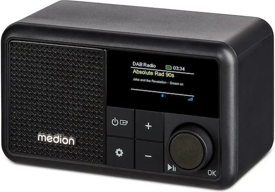 Medion MD 44822 Επιτραπέζιο Ραδιόφωνο Ρεύματος DAB Μαύρο
