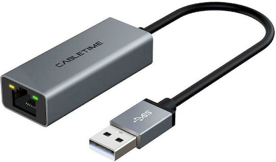 Cabletime d-5210131038390 USB Adaptor de rețea pentru conexiune cablată Ethernet