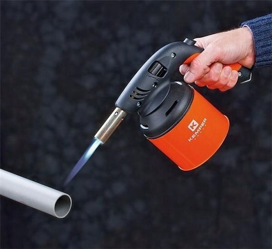 Kemper Küchenbrenner für Zuckerwaren mit Silberner Basis