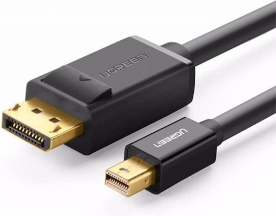 Ugreen Cable DisplayPort male - mini DisplayPort male 1.5m Μαύρο (10477)