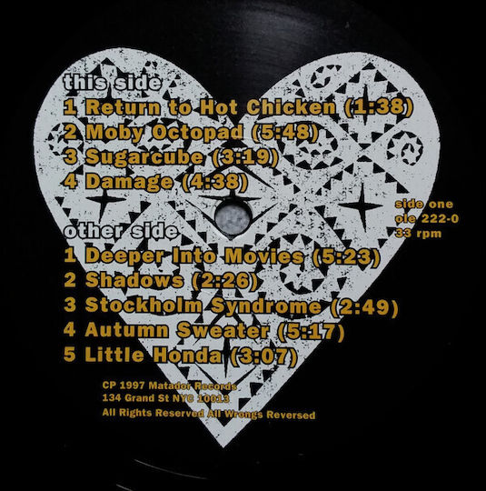 Yo La Tengo I Can Hear the Heart Beating as One 2 винила