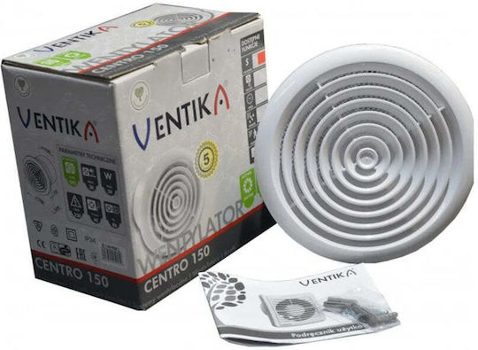 Ventika Wandventilator Badezimmer 150mm
