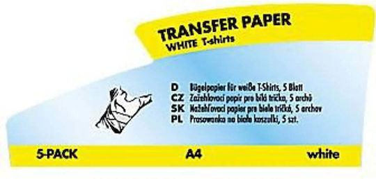 Logo Press Photo Paper Transfer A4 (21x30) for Inkjet Printers 5 Sheets