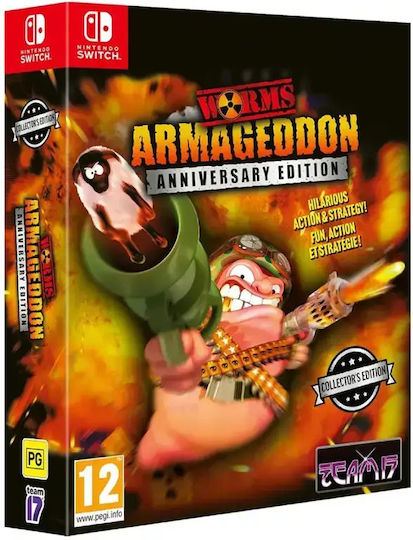 Worms Armageddon Anniversary Edition Switch Game