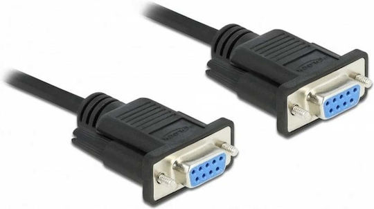Serial Cable Delock RS-232 D-sub9 F>F Nullmodem 1.0m