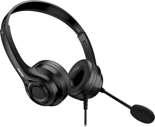 Genius HS-235U On Ear Multimedia Ακουστικά με μικρόφωνο και σύνδεση USB-A / USB-C