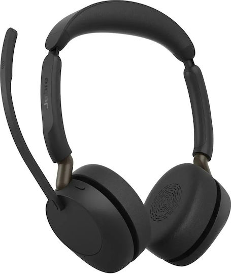 Jabra Evolve3 65 Stereo 390a UC Безжични On Ear Мултимедийни слушалки с микрофон и Bluetooth свързаност