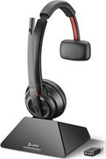 HP Savi 8210 UC Drahtlos Auf dem Ohr Multimedia-Headsets mit Mikrofon und Verbindung USB-A in Schwarz Farbe