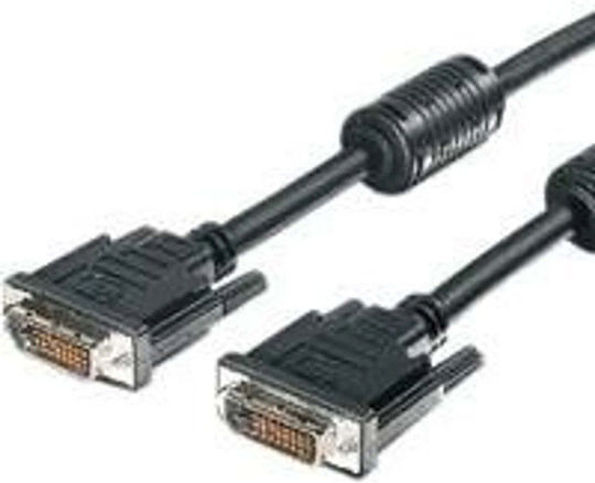 Equip 118935 5m DVI-D male to DVI-D male Cable Black (118935)