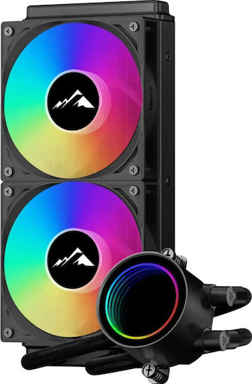 Alpenfoehn 240 Răcire cu lichid AIO CPU cu 2 Ventilatoare 120mm