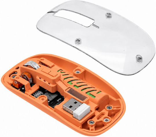 Aoas WB08 Kabellos Bluetooth Maus Orange