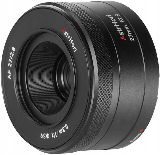 AstrHori Crop Фотообектив AF 27mm F/2.8 Фиксиран за Sony E Монтаж Черен