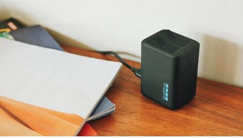 Dual Charger + Gopro Enduro 2 Battery Black