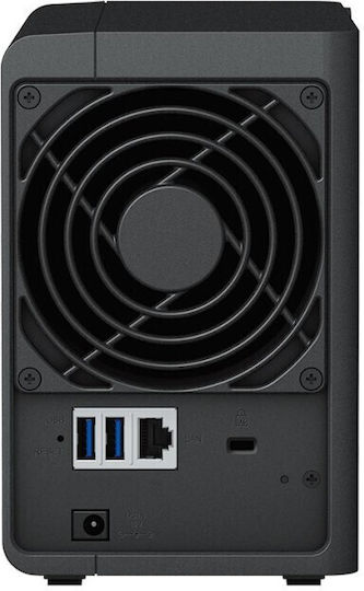 Synology DiskStation DS223 & 2x 6TB Plus Series NAS Turm 12TB HDD/SSD