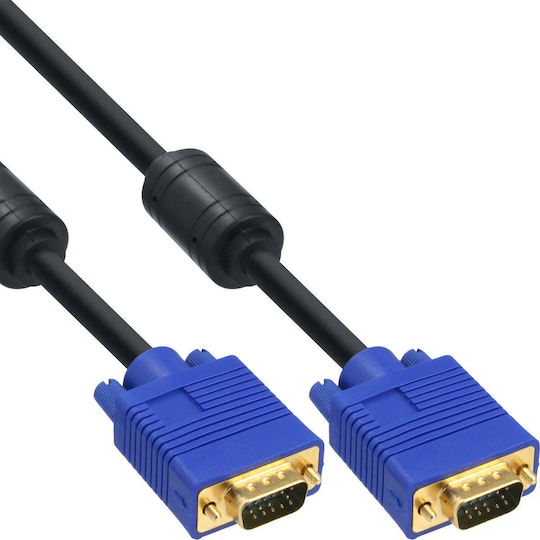 InLine Cable VGA Male - VGA Male Black 2m